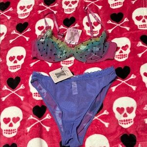 Savage X Fenty Multicolor Star Bra